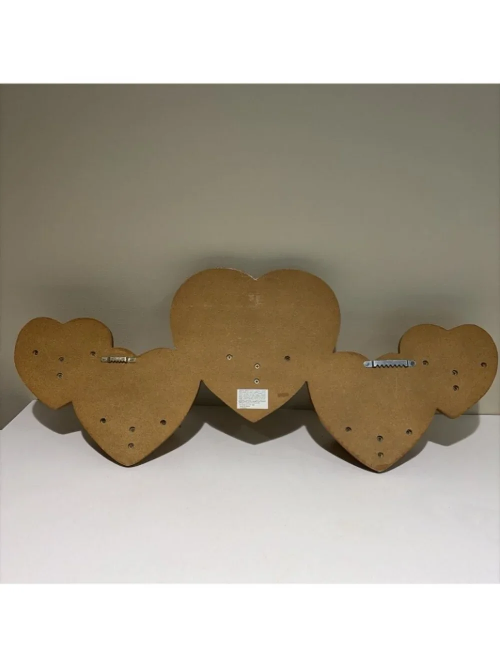 Vintage Wooden Heart Candle Wall Sconce Large 24.5